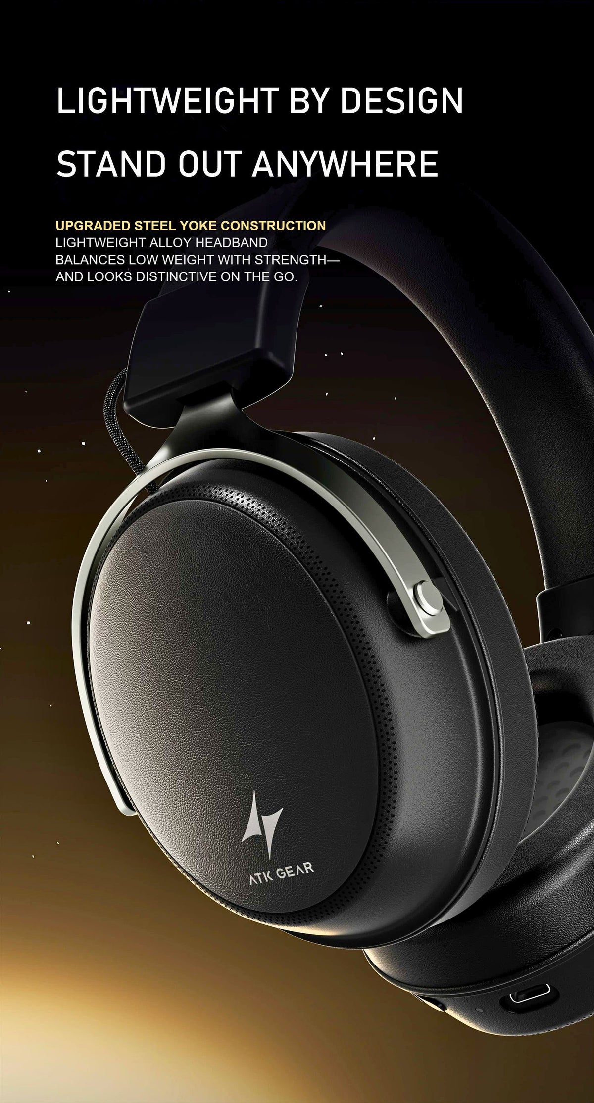ATK Neptune N9 eSports Gaming Wireless Headset product information image