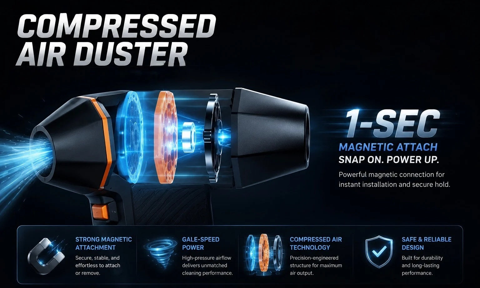 K&F Concept Vacuum Blower product information image