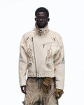 Lightning Totem Stand Collar Jacket