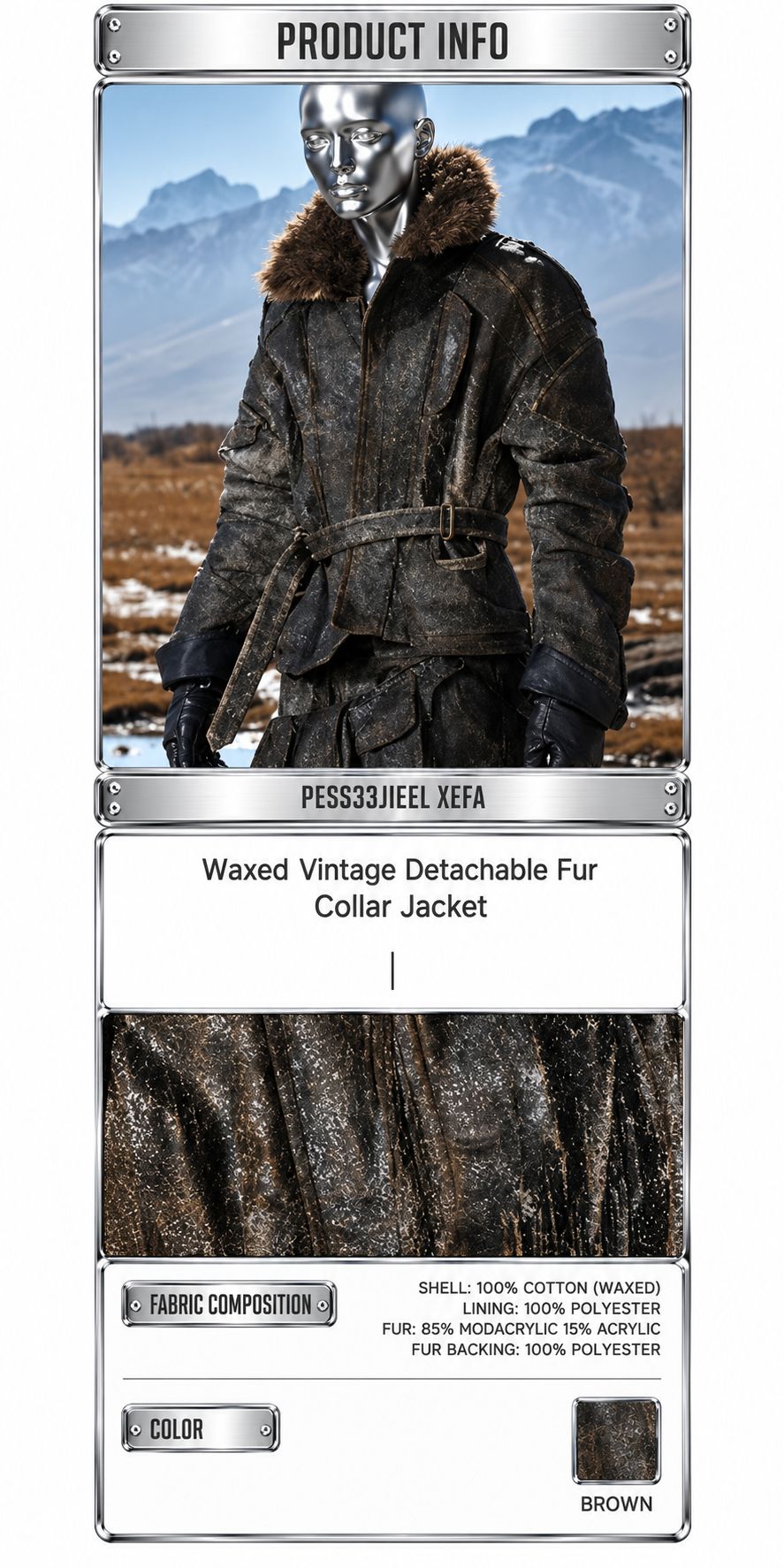 Waxed by PERSONSOUL product information image