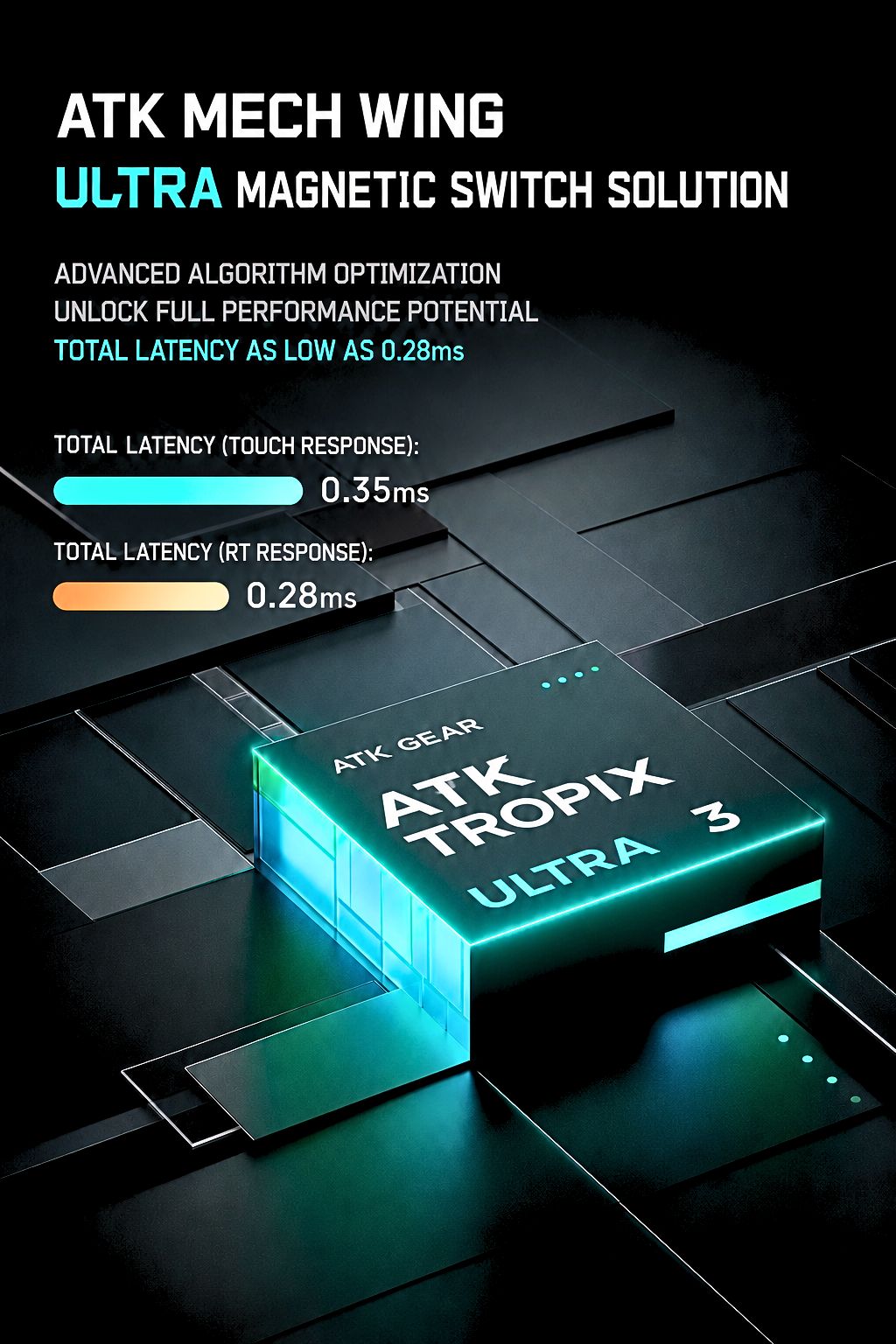 ATK RS7 Air Esports Hall Effect Keyboard product information image