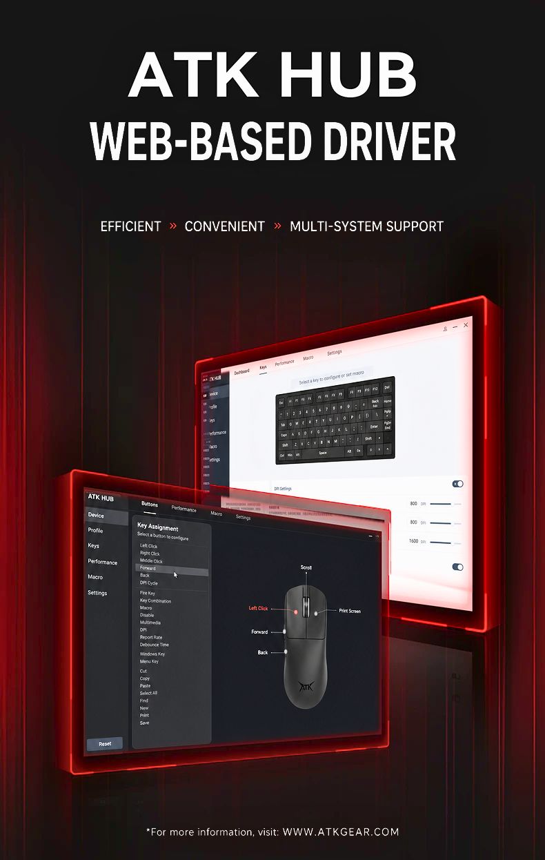 ATK Blazing Sky F1 Series Wireless Mouse product information image