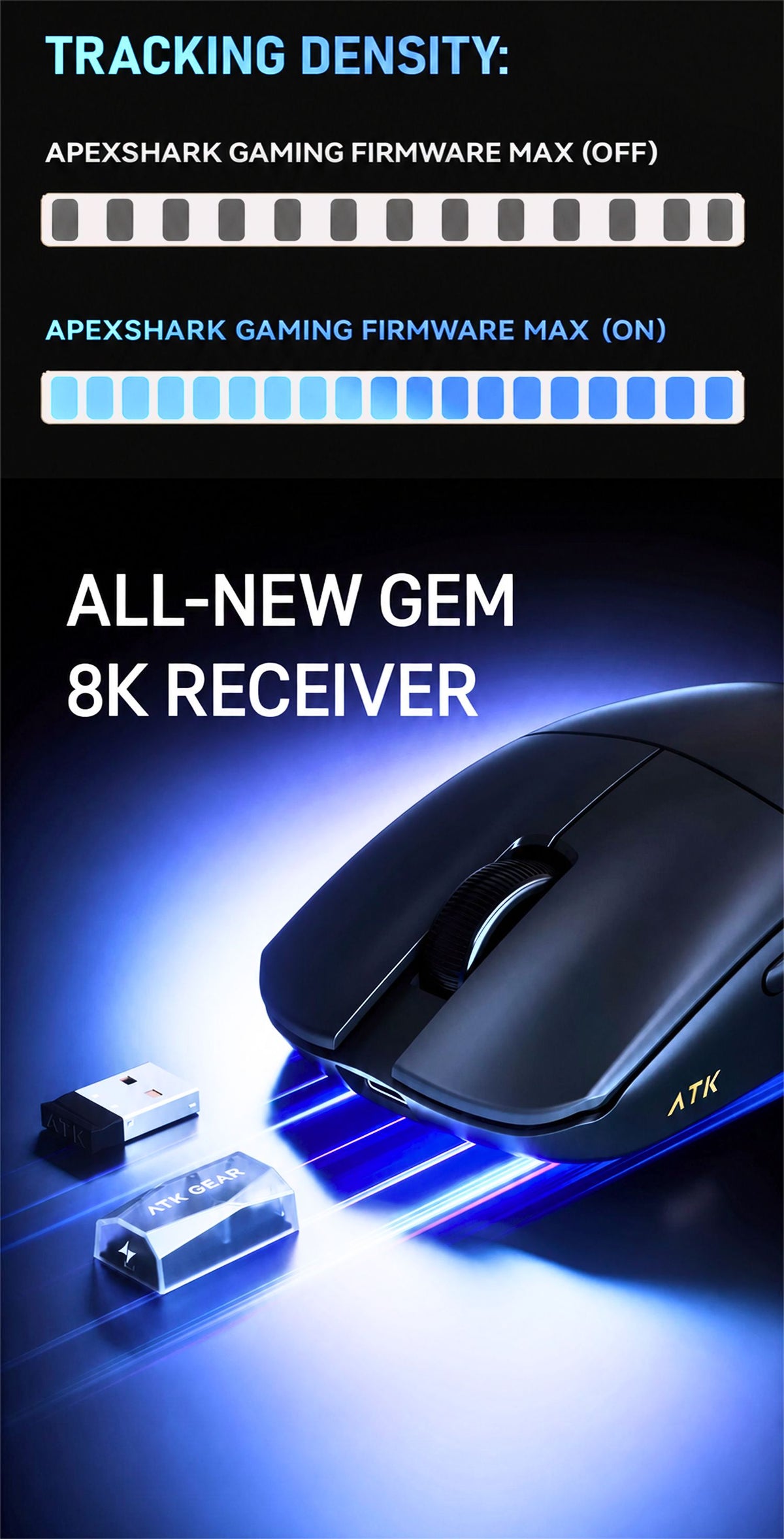ATK Blazing Sky F1 Series Wireless Mouse product information image