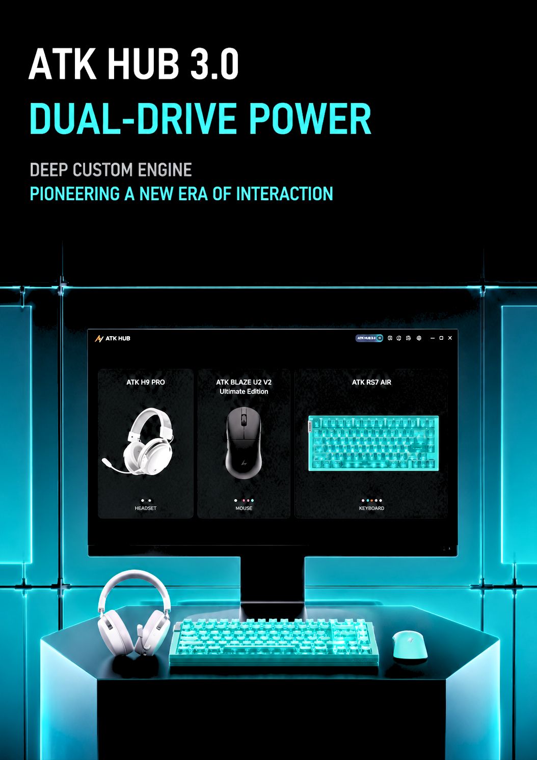ATK RS7 Air Esports Hall Effect Keyboard product information image