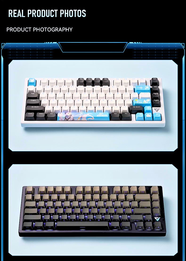 ATK VXE V75X/K Wireless Semi-Aluminum Mechanical Gaming Keyboard product information image