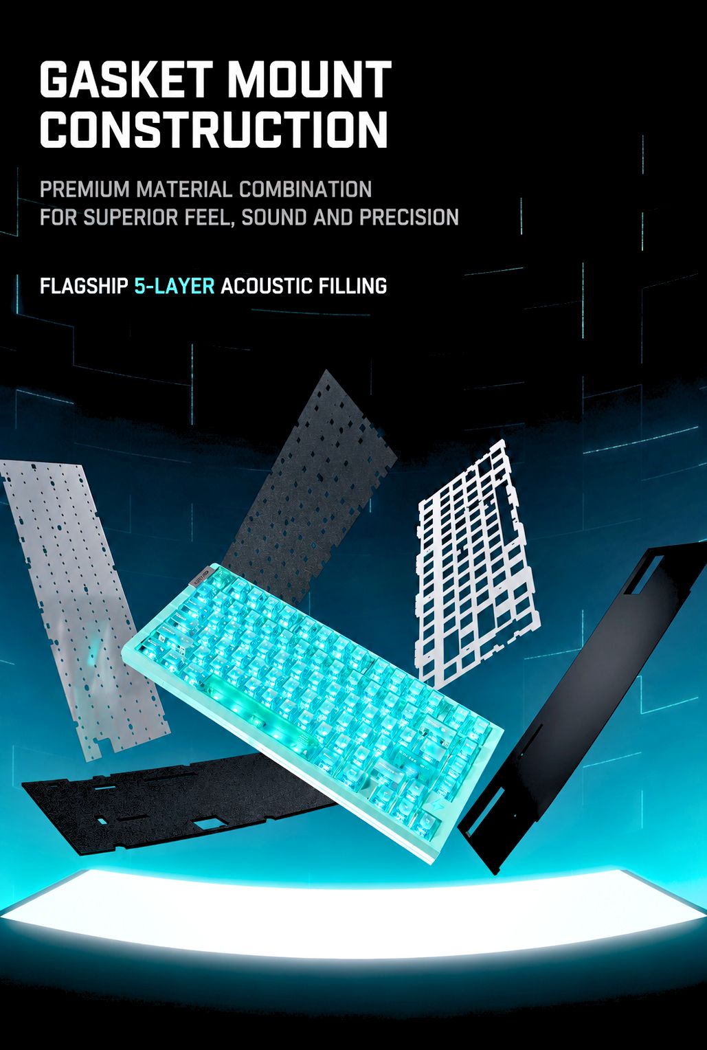 ATK RS7 Air Esports Hall Effect Keyboard product information image