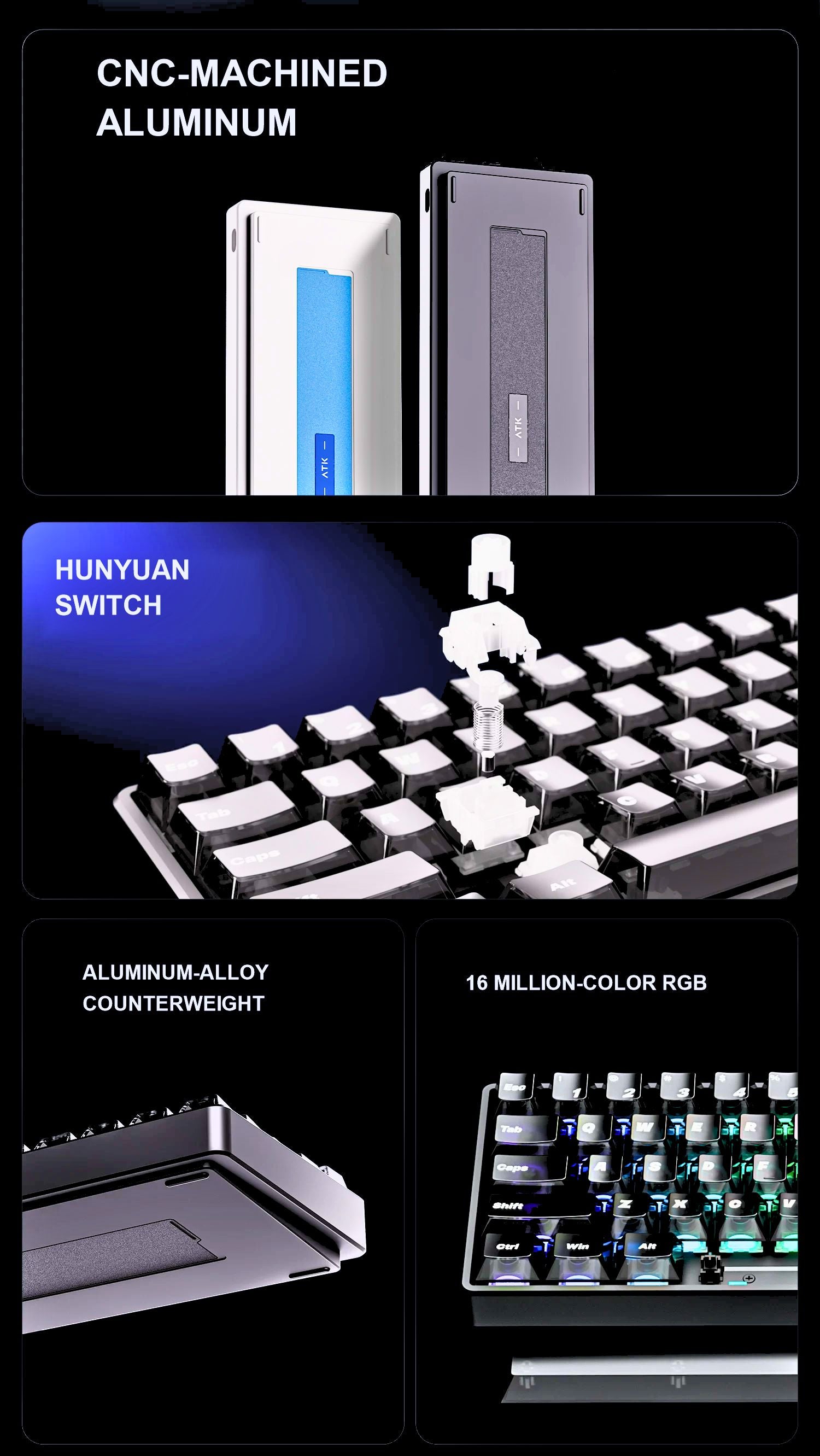 ATK 68 V3 eSports Hall Effect Keyboard product information image