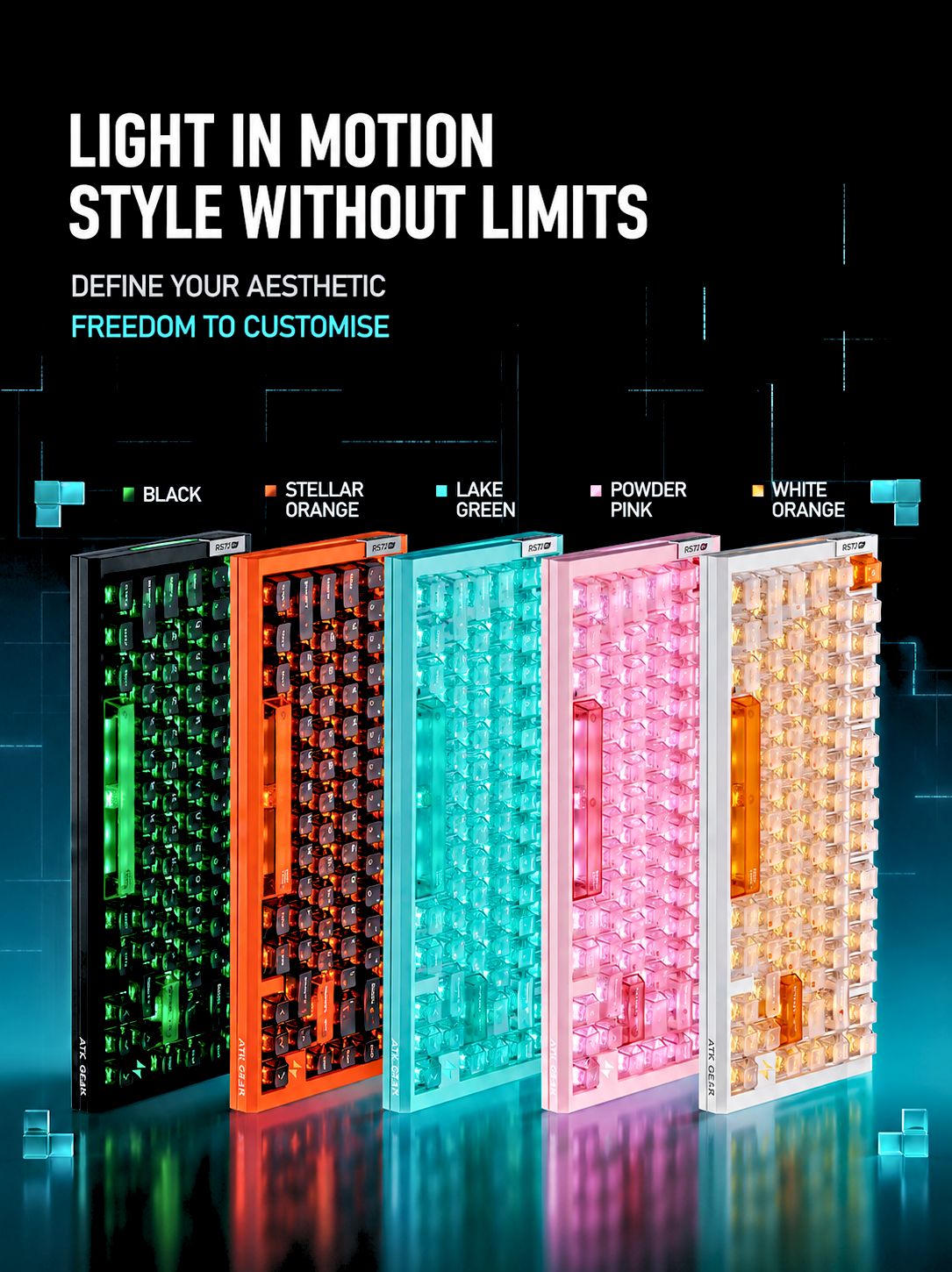 ATK RS7 Air Esports Hall Effect Keyboard product information image