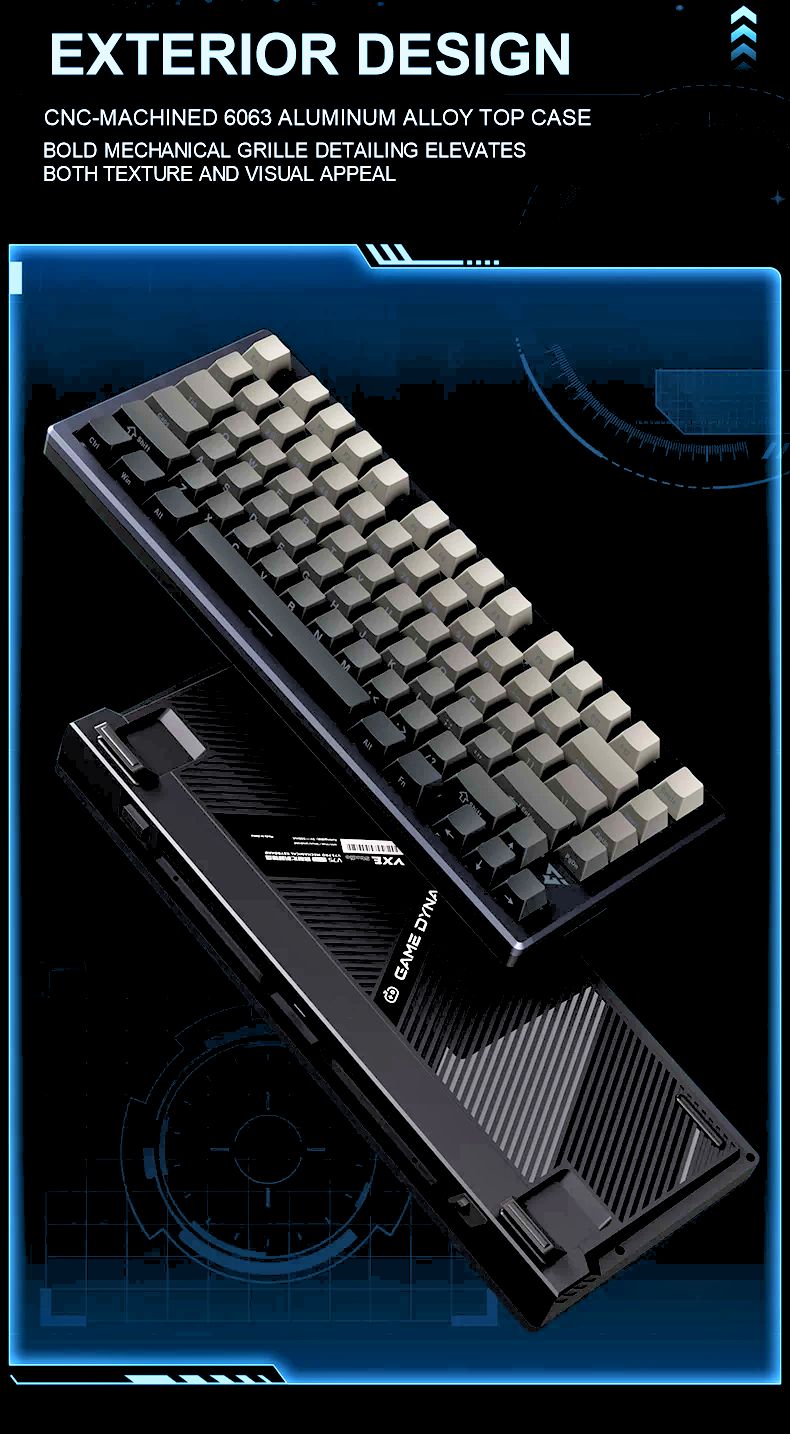 ATK VXE V75X/K Wireless Semi-Aluminum Mechanical Gaming Keyboard product information image
