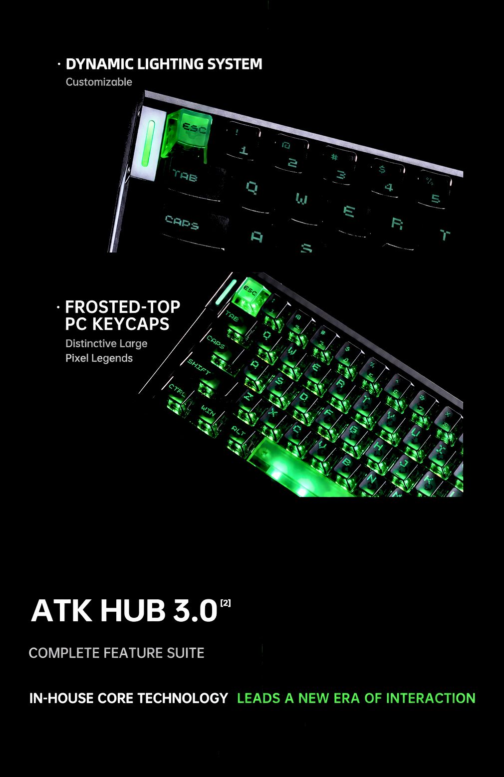 ATK RS6 Air Esports Hall Effect Keyboard product information image