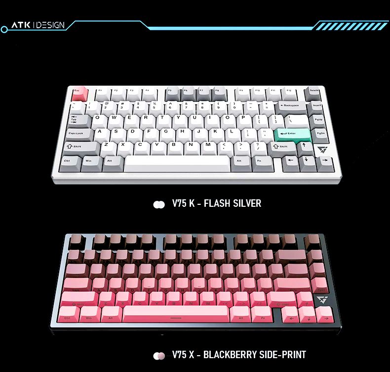 ATK VXE V75X/K Wireless Semi-Aluminum Mechanical Gaming Keyboard product information image