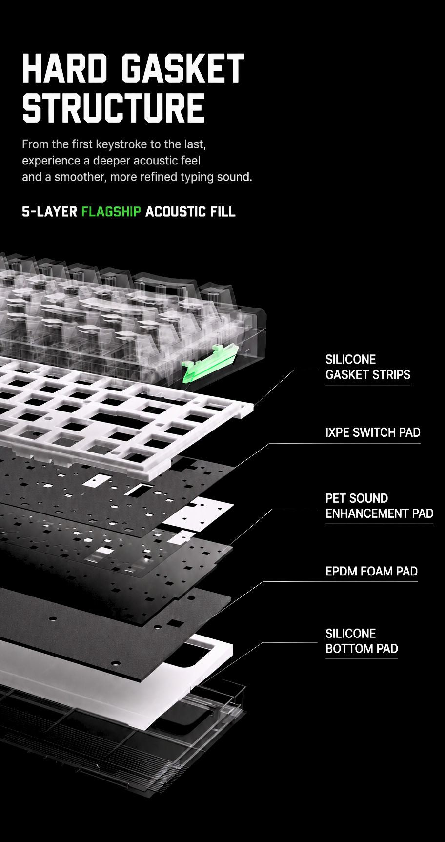 ATK RS6 Air Esports Hall Effect Keyboard product information image