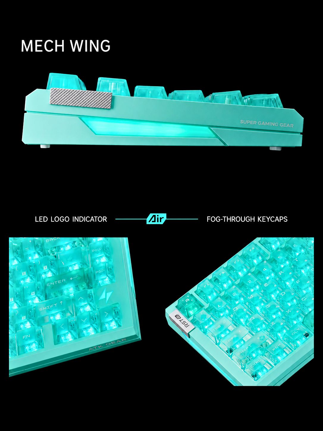 ATK RS7 Air Esports Hall Effect Keyboard product information image