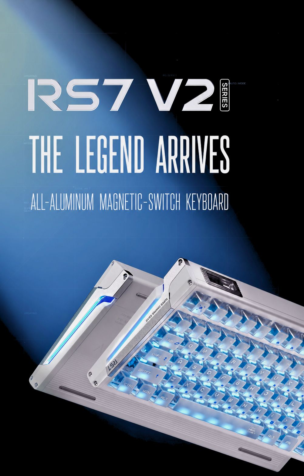 ATK RS7 V2 Aluminum Hall Effect Keyboard product information image