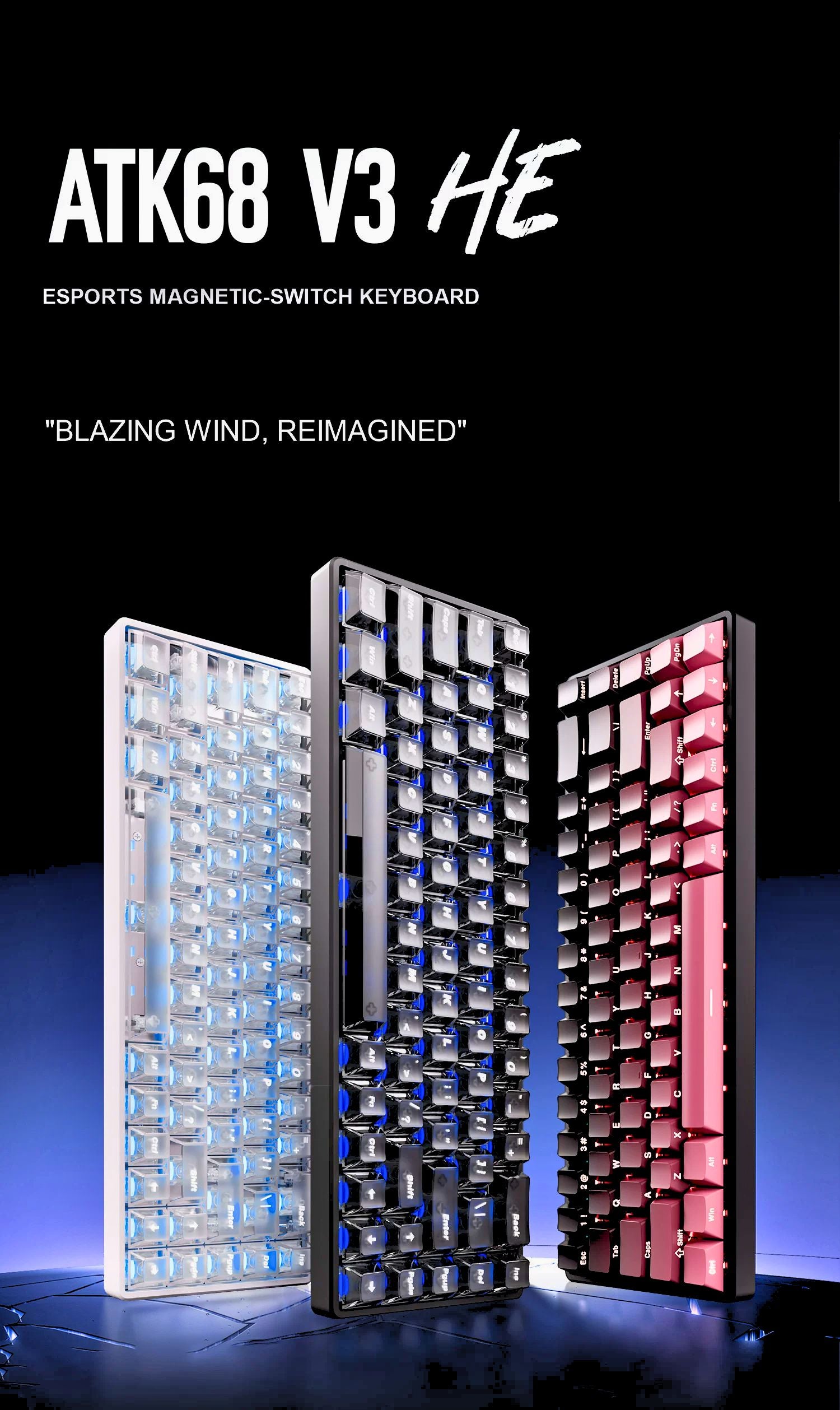 ATK 68 V3 eSports Hall Effect Keyboard product information image